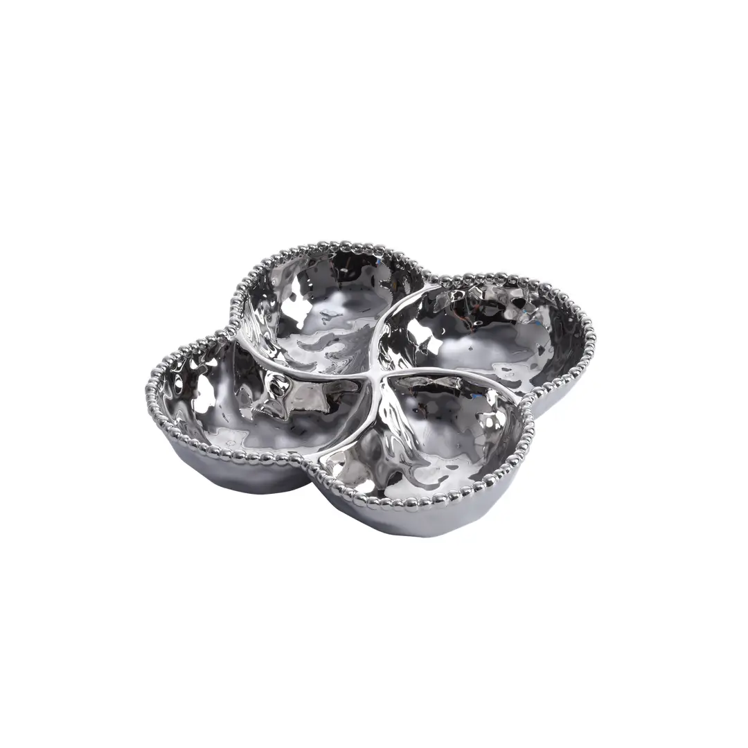 4 Section Bowl Silver