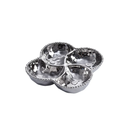 4 Section Bowl Silver