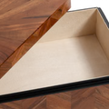 Lg Chevron Wood Box - Large