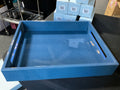 Blue Shagreen Medium Lacquer Tray 16x14