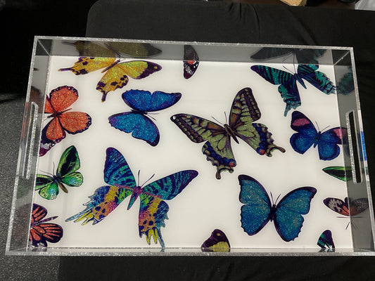 14 X 22 Tray Cut Out with Design