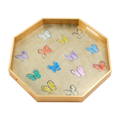 SUMMER BUTTERFLIES OCTAGONAL TRAY