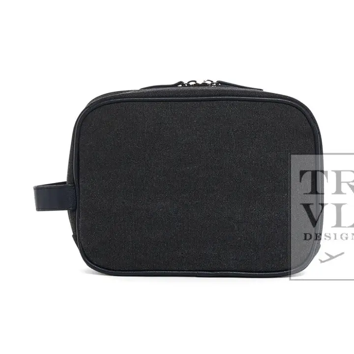 Men's Kit Case - Toiletry Bag Coated Canvas Indigo