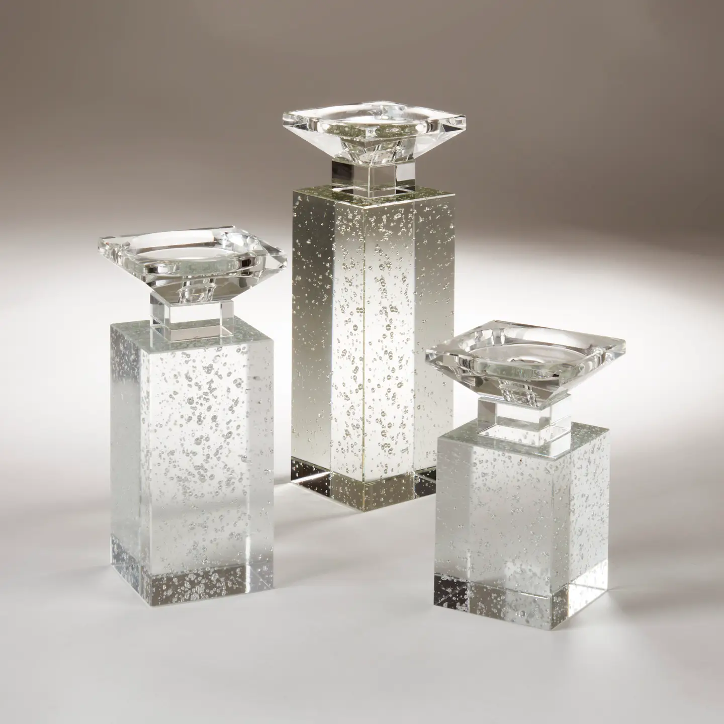 Dazzling Heights Pillar Crystal Holder-6 inch