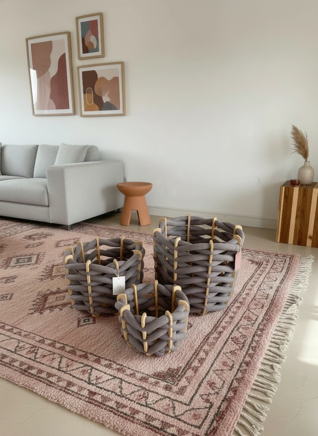 HULL BASKETS GRAPHITE