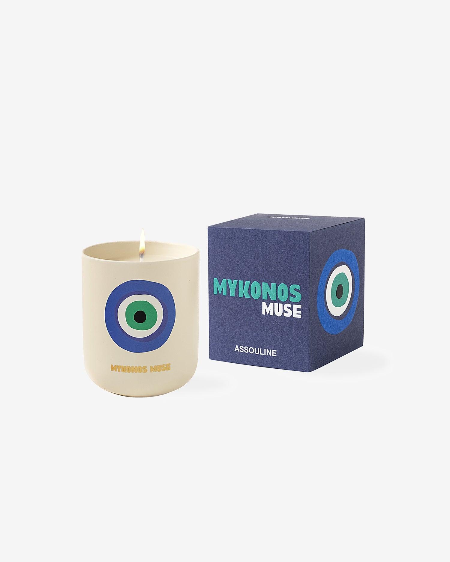 Mykonos candle