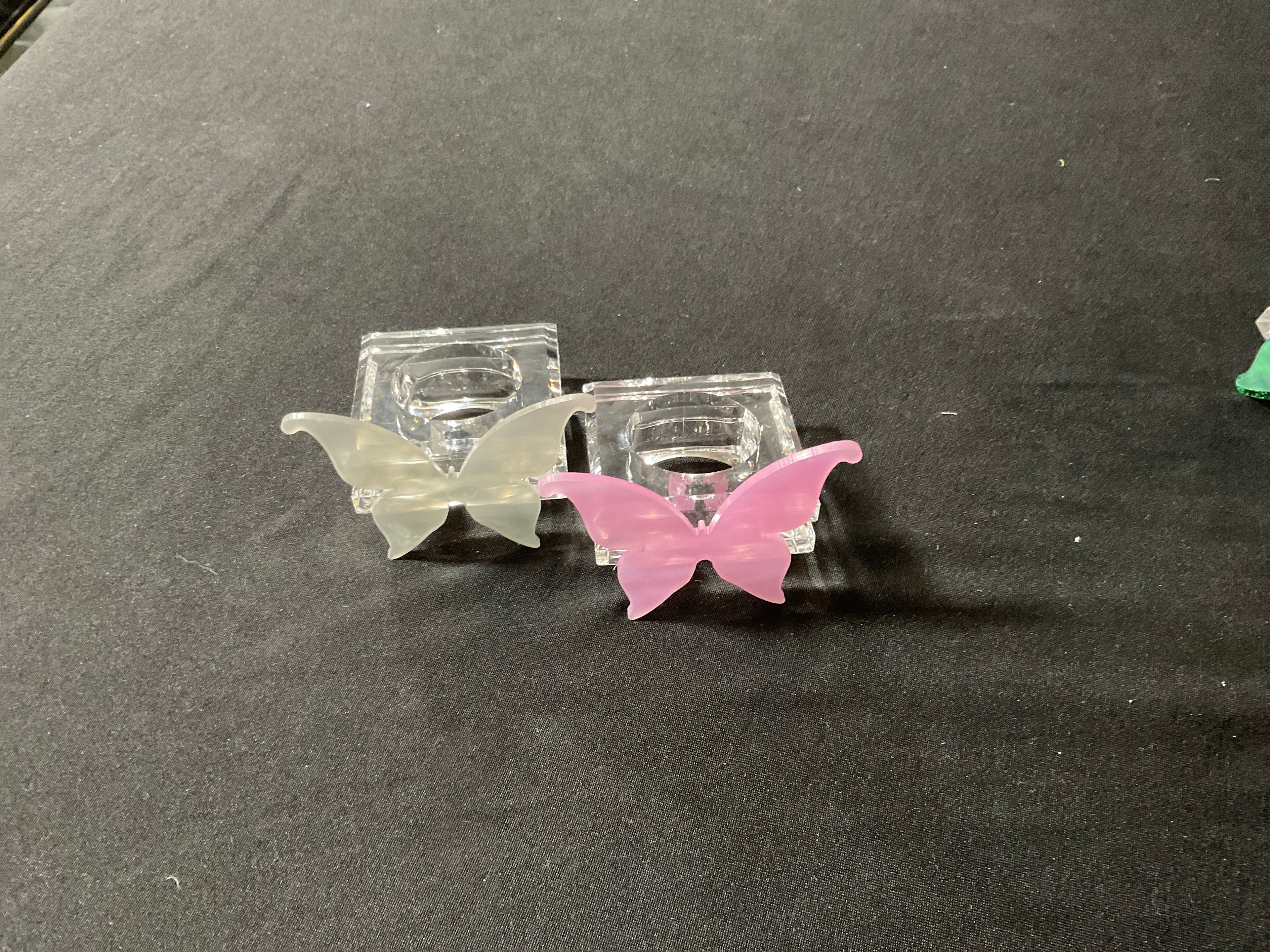 Butterfly Napkin Rings Single Layer set of 4