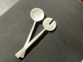 Sun and Moon Salad Servers-Alabaster