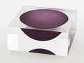 Lucite Bowl-Smoke