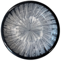 Mango Wood Large Bowl-Black/white, handpainted