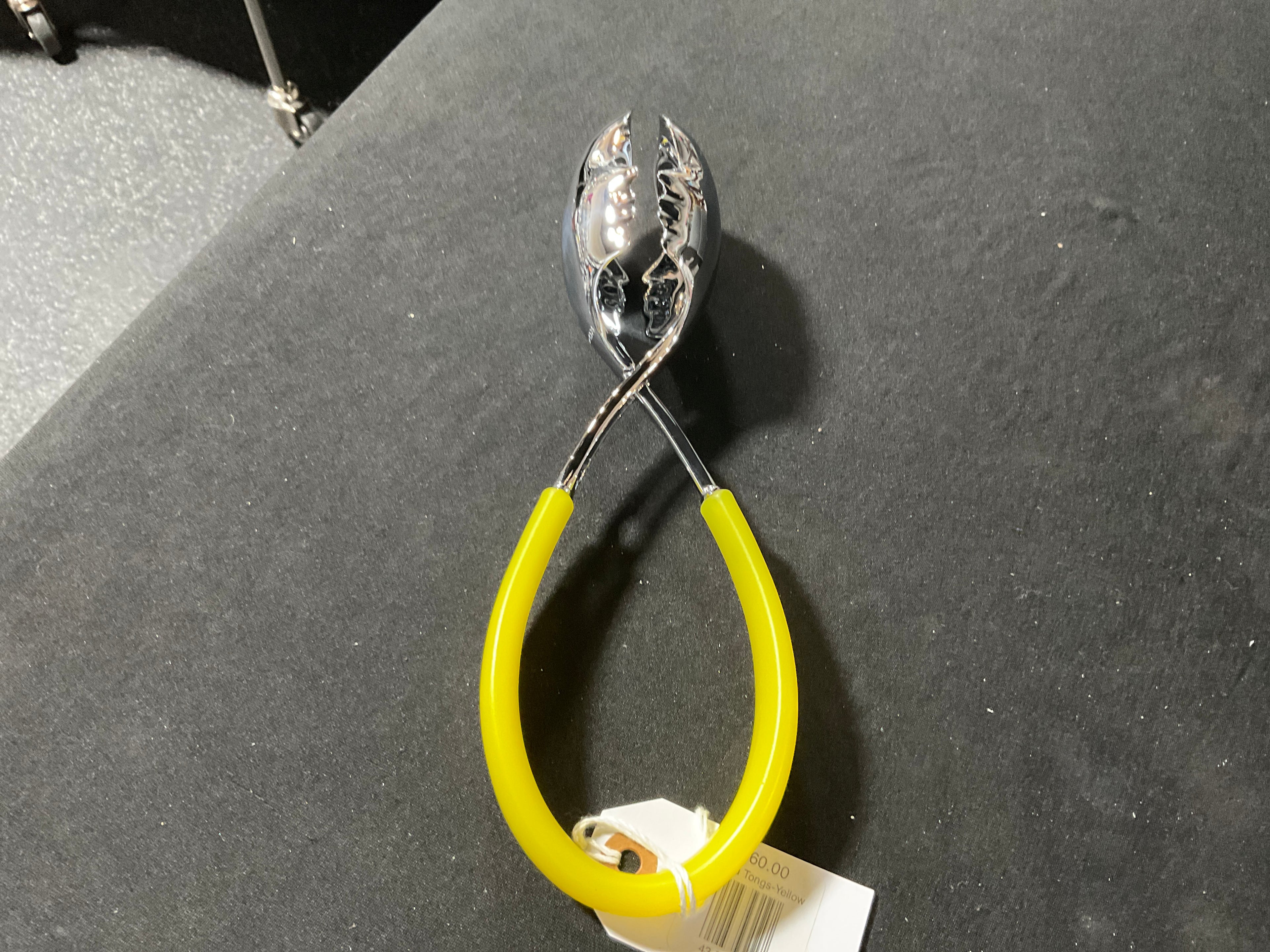 Kiss Salad Tongs-Yellow