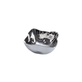 Square Snack Bowl-Silver