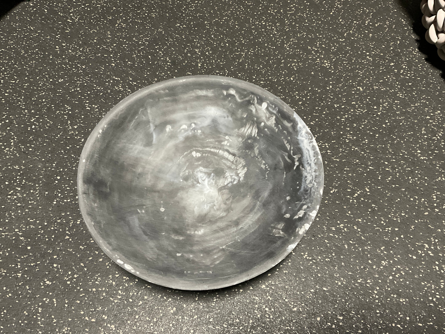 Black Resin Bowl
