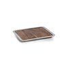 Brasserie alloy and acacia wood