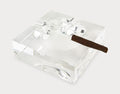Square Crystal Ashtray-Large