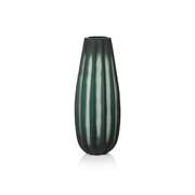 Green Glass Vase-Tall