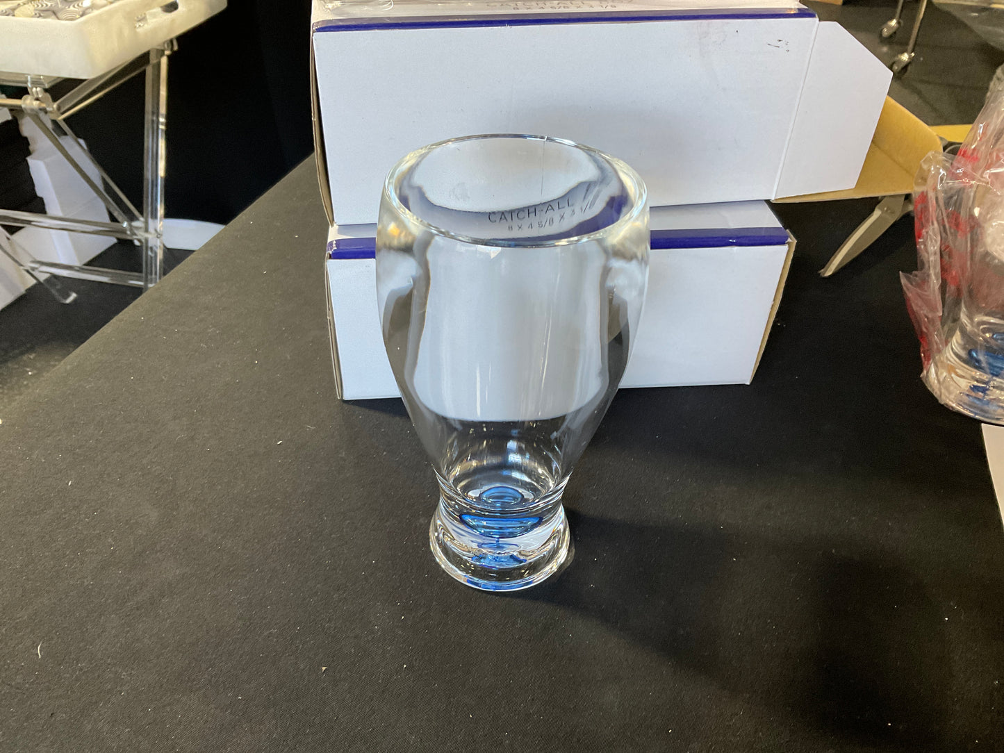 Blue Bubble Pilsner Glasses
