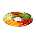 14”D Chip N Dip Bowl Nickel