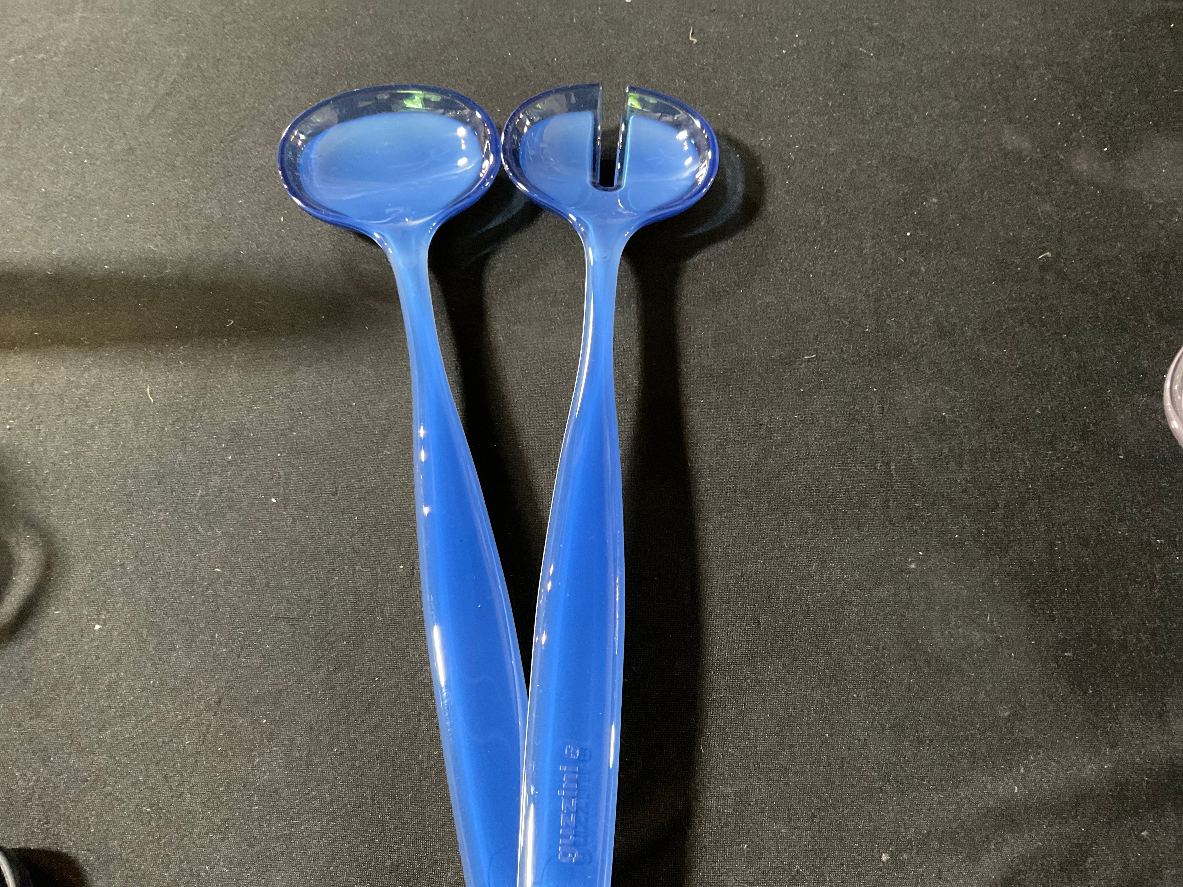 Grace Salad Servers Navy