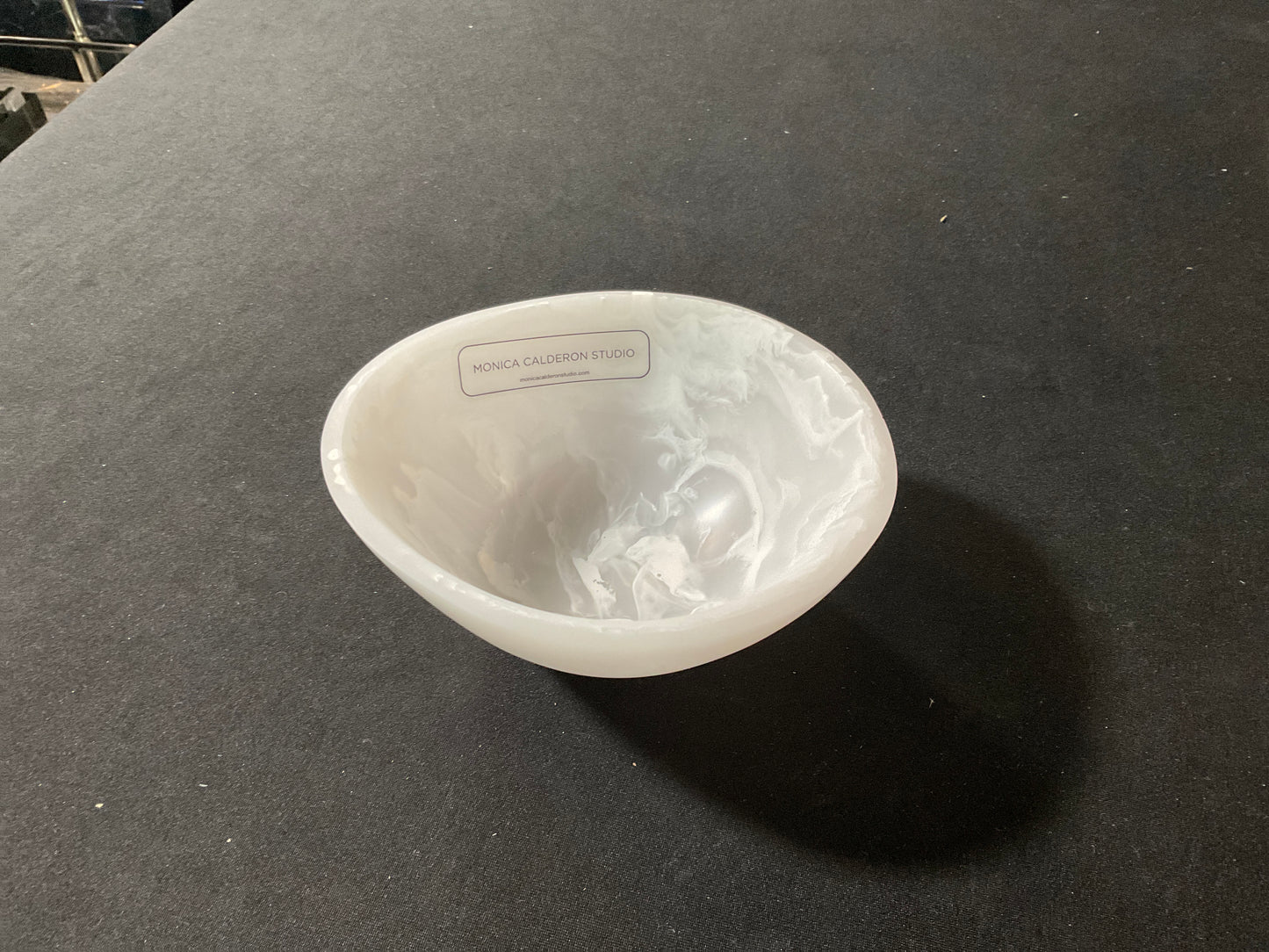 6” STONE BOWL ALABASTER