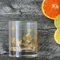 Gold Butterflies Drinking Glasses Set of 6 tumbler