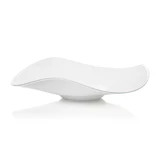 Lagoon Scissor Cut Wave Bowl - Opal White - 23 in