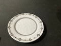 Black/White Salad Plate