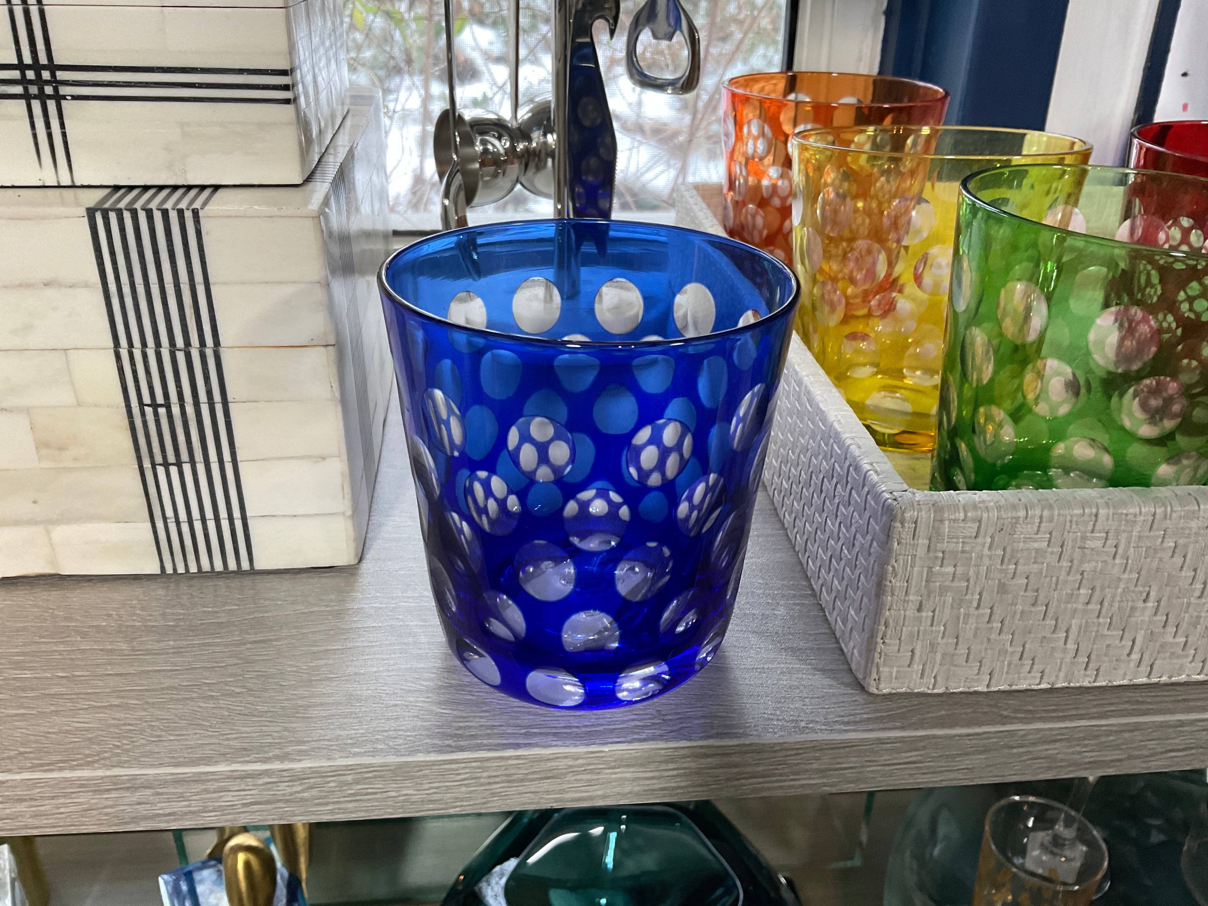 Melrose Rock Glasses-Blue