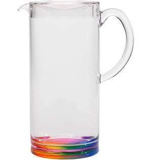 Rainbow Thin Pitcher