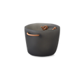 Black Ice Bucket Leather Handle-Black