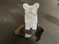 Drip White Bear with Black Base