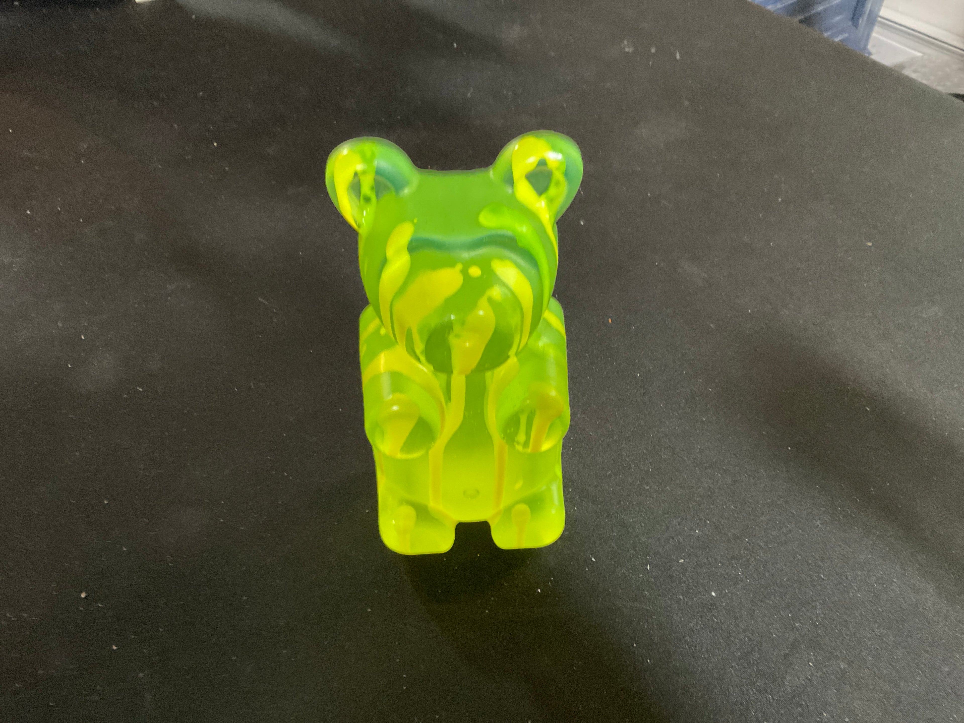 Drip Yellow Resin Bear
