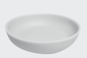 WAVE BOWL LARGE  WHITE SWIRL