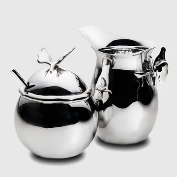 Butterfly Cream & Sugar Set