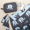 Elephant Love - Blue/Grey
