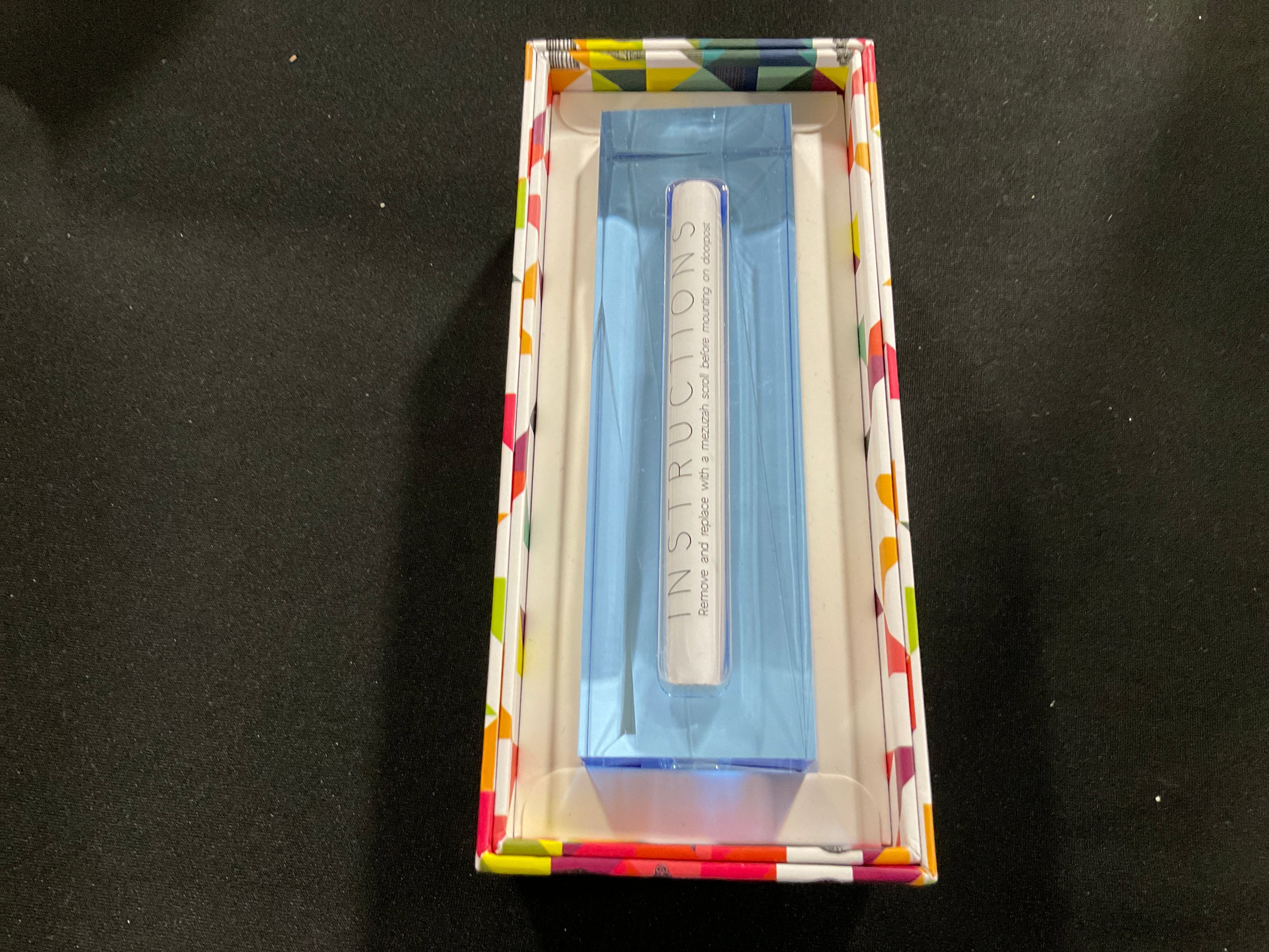 Mezuzah Baby Blue-Medium